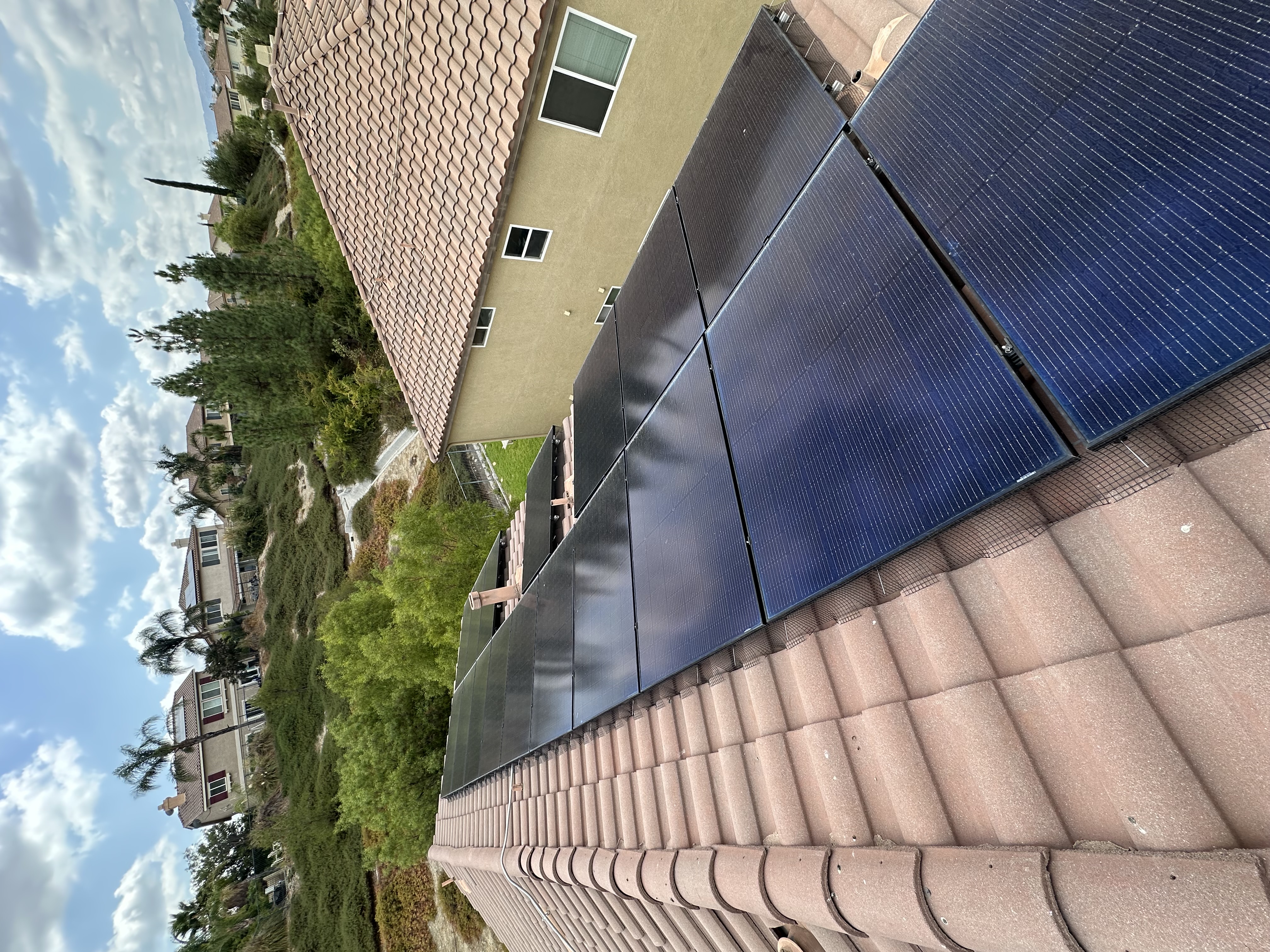 Galvanized Mesh Installation Under Solar Panels Project in Santa Clarita CA 91387