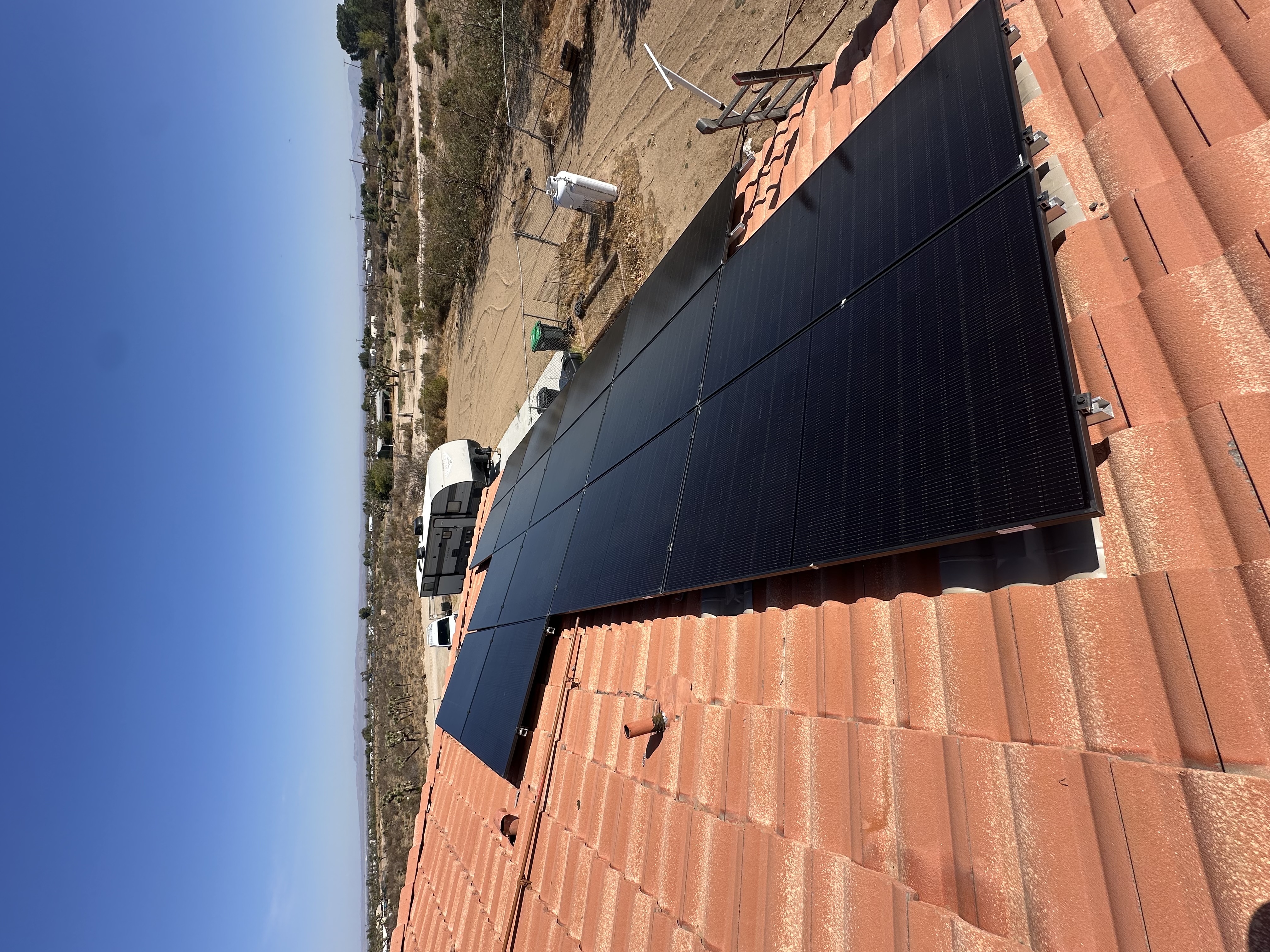 Solar Panel Cleaning Services Project in Phelan CA 92371
