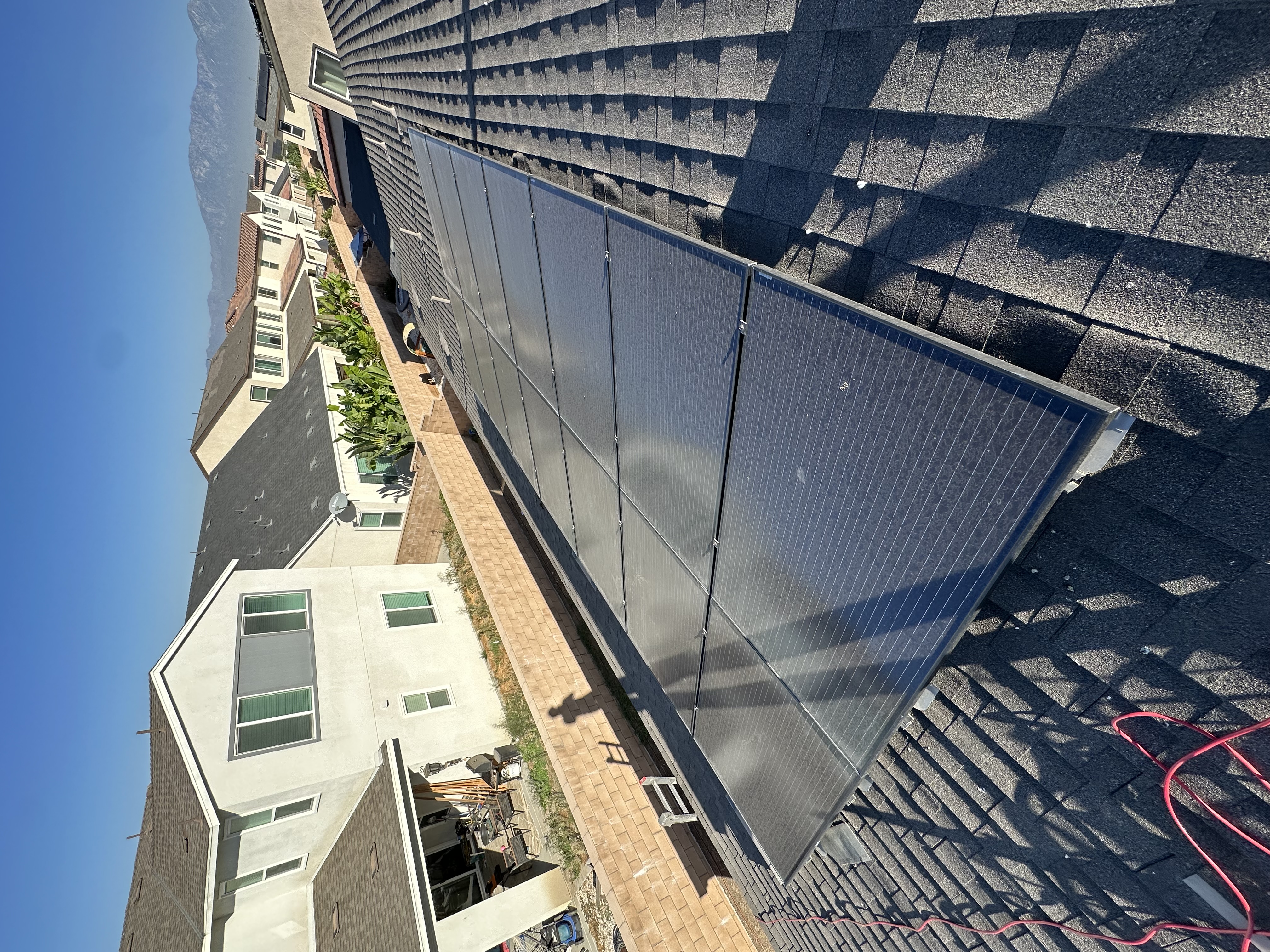 Solar Panel Cleaning Service Project in Ontario CA 91762