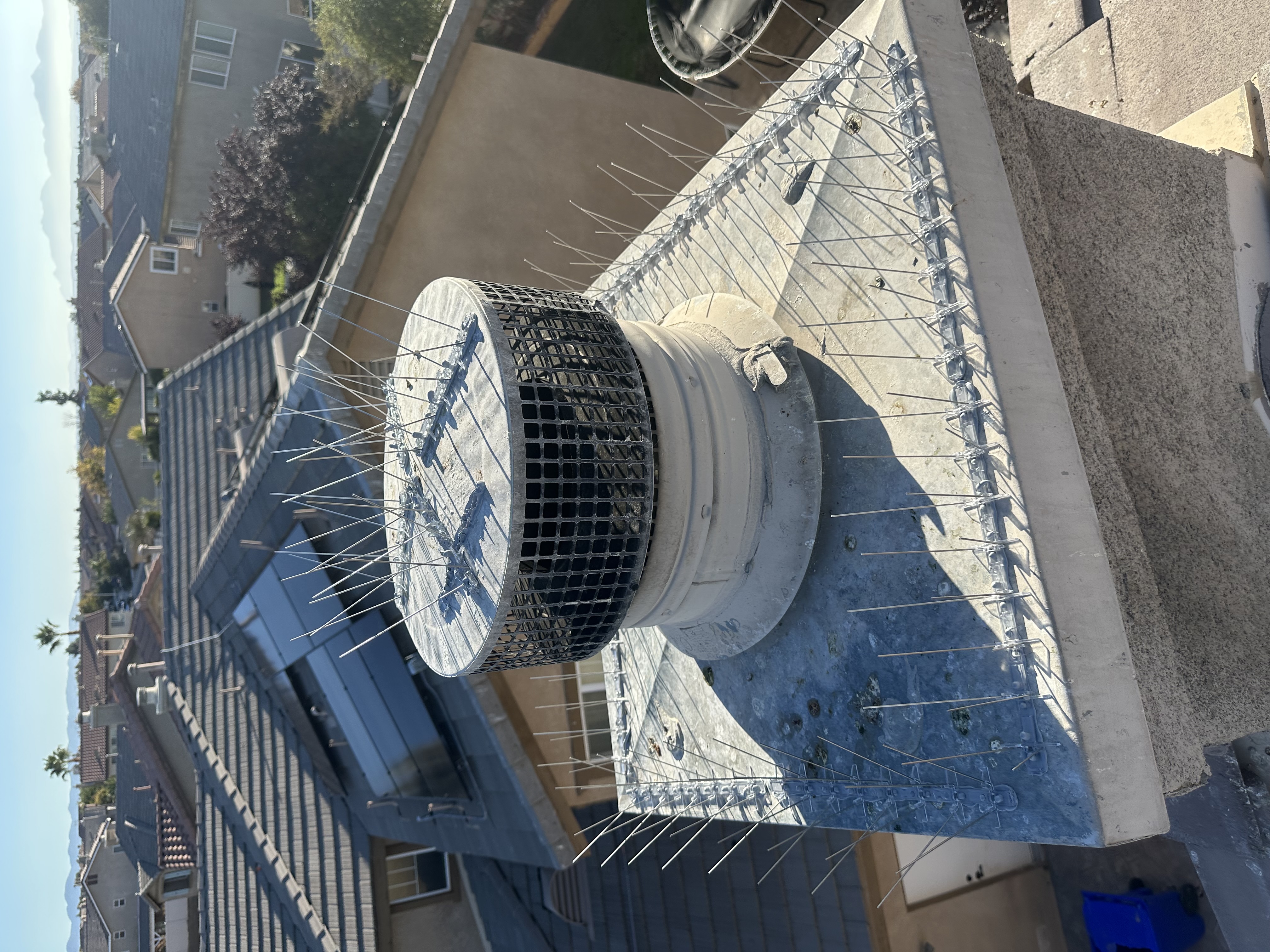 Chimney Spike Installation Services Project in Victorville CA 92392