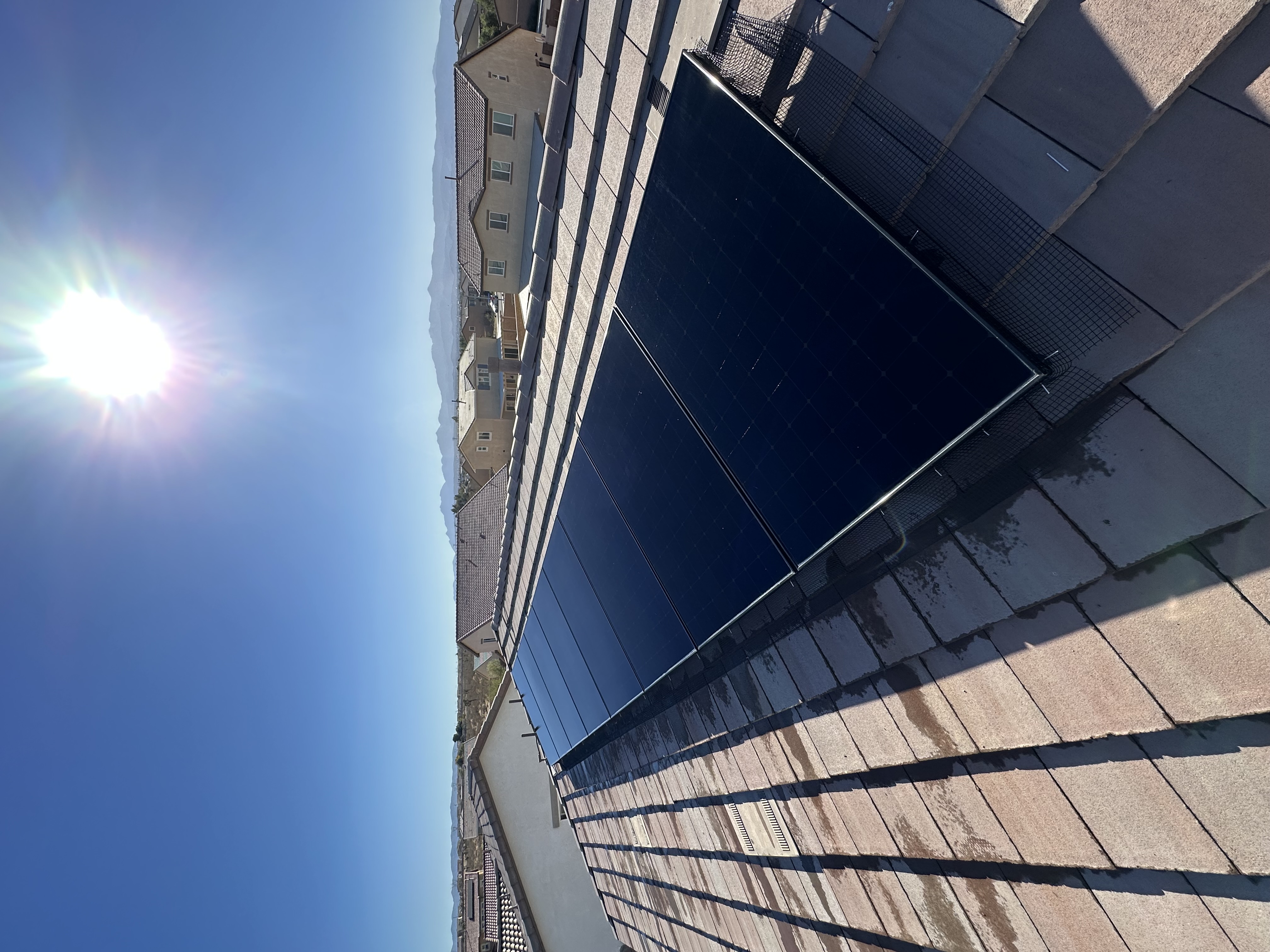 Solar Panel Cleaning And Nest Removal Services Project in Victorville CA 92392