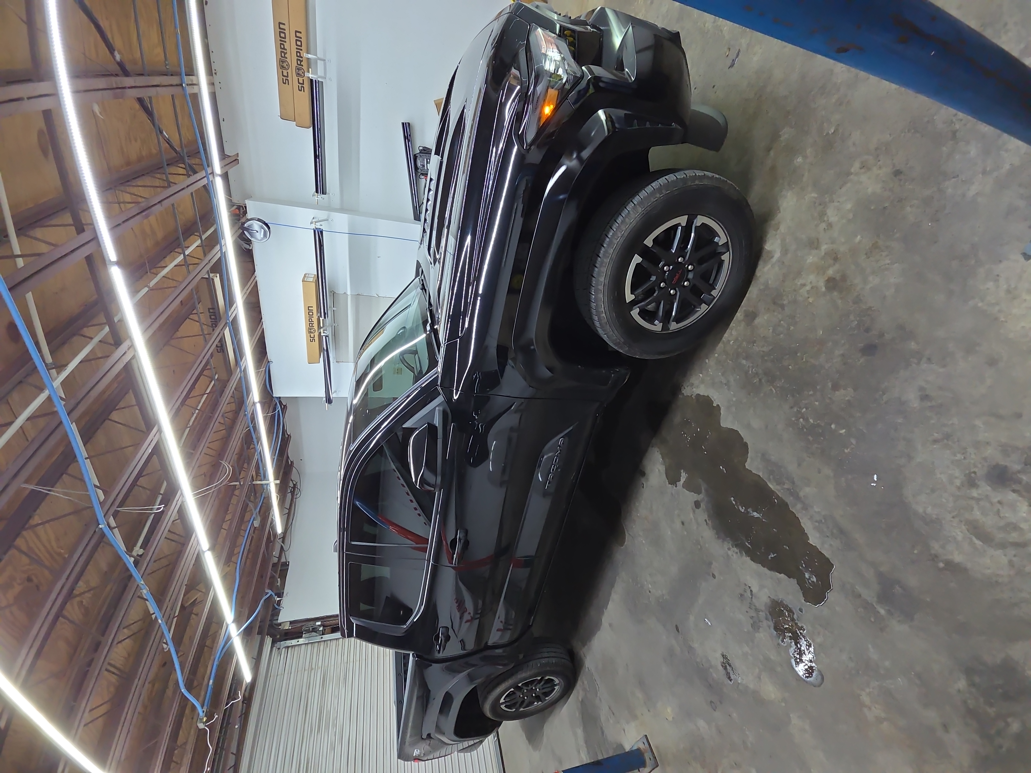 Toyota Tacoma truck ceramic coating and paint protection application